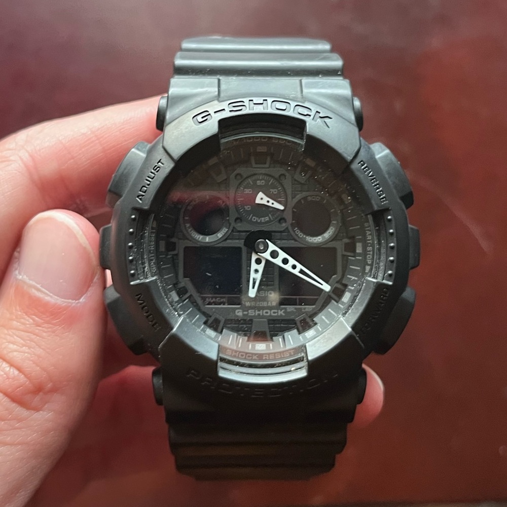 Black Gshock watch